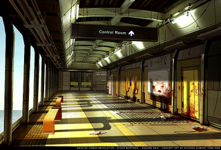 Illustration for article titled One Last Look at Deus Ex's Brilliant Concept Art